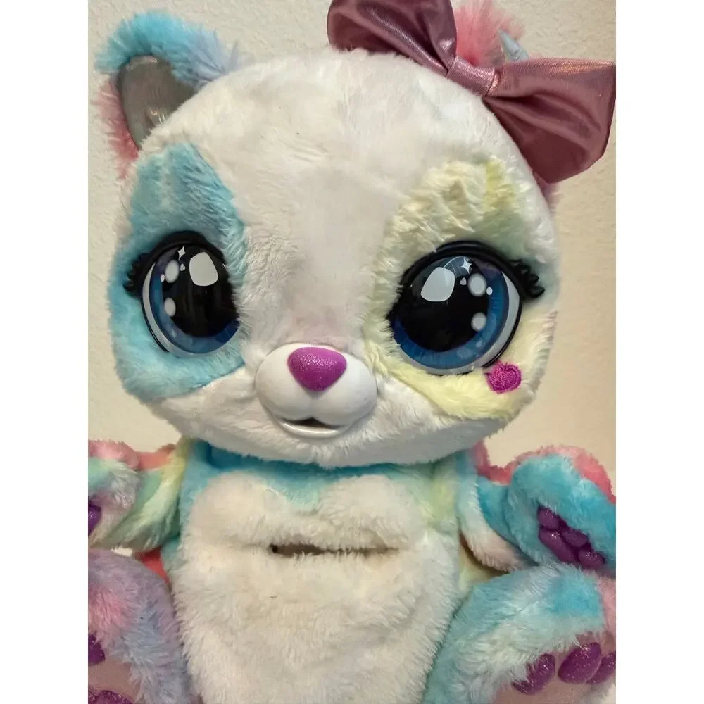 Peek-A-Roo Rainbow Panda & Baby Interactive Rainbow Plush Toy & Baby W/Sounds